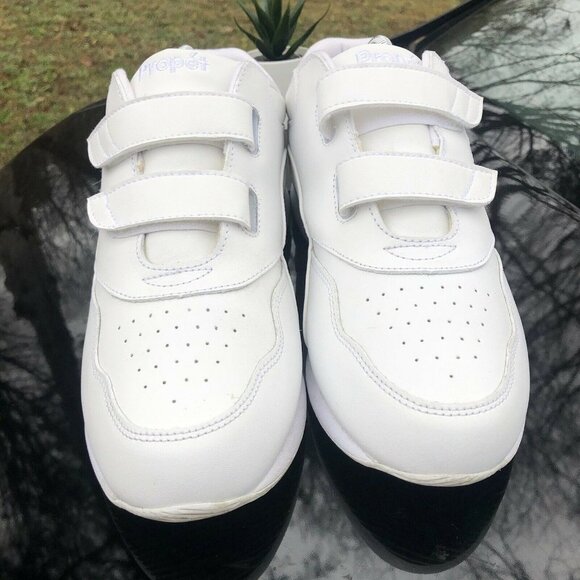 Propet WA2093 Double Strap Tour Walker Shoes White Leather‎ WOMENS Size 9 D(W) - Picture 4 of 11
